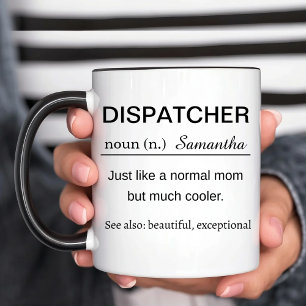 Personalized Dispatcher Definition Mug
