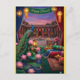 Personalized Diwali Festival Postcard