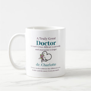 Personalized Doctor Appreciation Coffee Mug