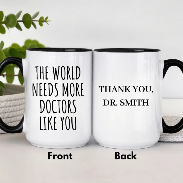 Personalized Doctor Appreciation Thank You Mug (Creator Uploaded)