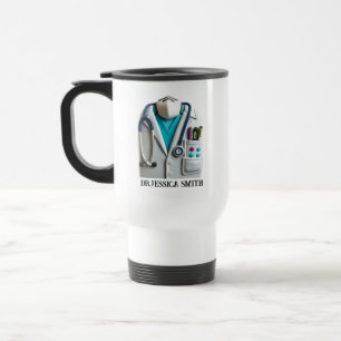 Personalized Doctor Custom Name for Doctor Day Travel Mug