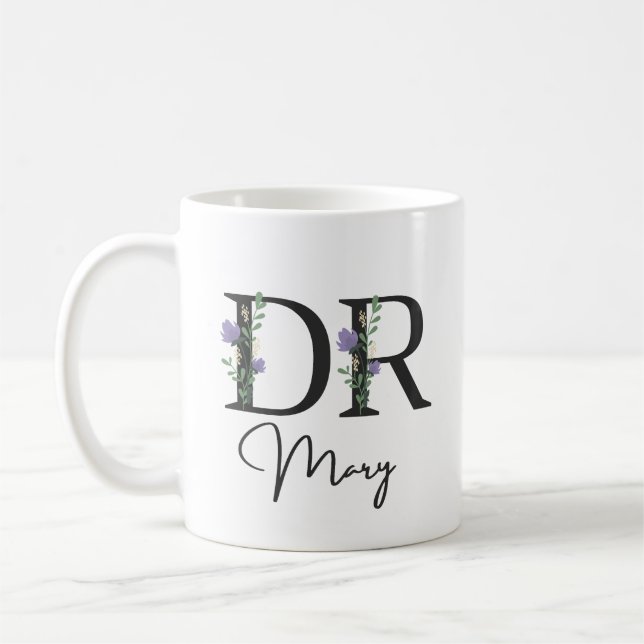 PERSONALIZED Doctor, Doctor Graduation Coffee Mug (Left)