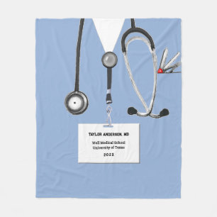 Personalized Doctor Gift Ideas Fleece Blanket