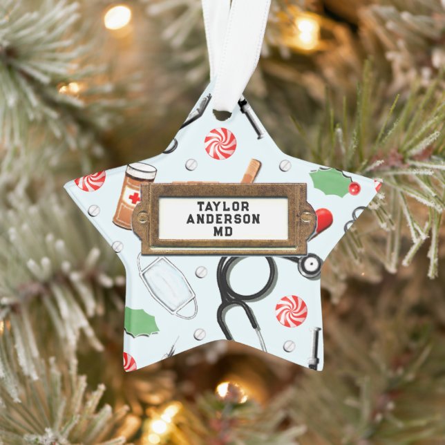 Personalized Doctor Ornament (Tree)