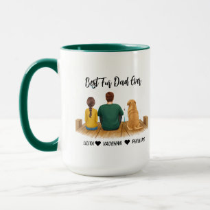 Personalized Dog Dad Best Dog Dad Ever Mug