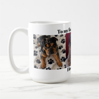 PERSONALIZED DOG DAD PHOTO COFFEE MUG