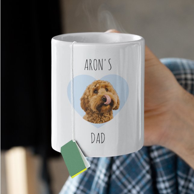 Personalized Dog Dad Valentine | Custom Pet  Coffee Mug (Creator Uploaded)