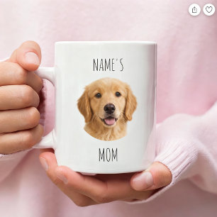 Personalized Dog Mom Photo Mug   Custom Gift