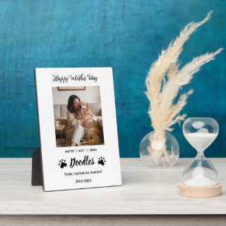 Personalized Dog Mom with Custom Name | Happy Plaque