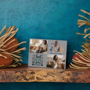 Personalized Dog Mom with Custom Name   Happy  Plaque