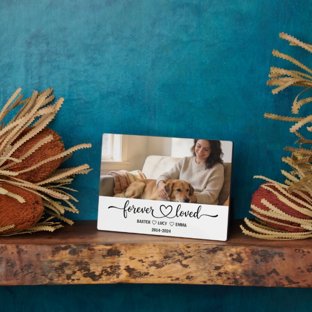 Personalized Dog Mom with Custom Name | Happy  Plaque (Side)