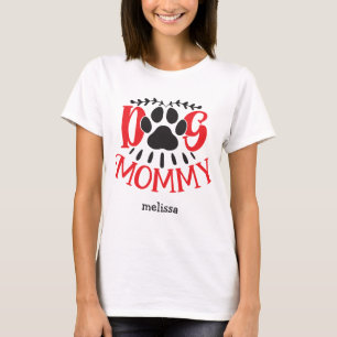 Personalized Dog Mommy T-Shirt