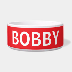 PERSONALIZED DOG OR CAT CUSTOM BOWL