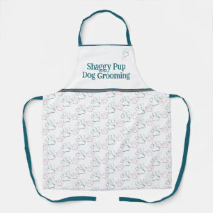 Personalized Dog Paws All-Over Print Apron