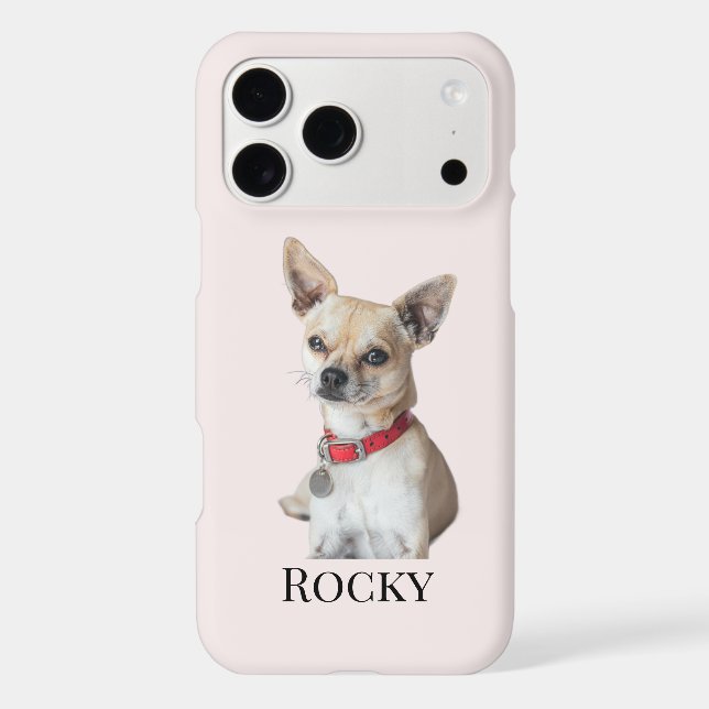 Personalized Dog Photo | Custom Pet Name  (Back)