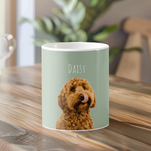 Personalized Dog Photo   Custom Pet Name  Coffee Mug