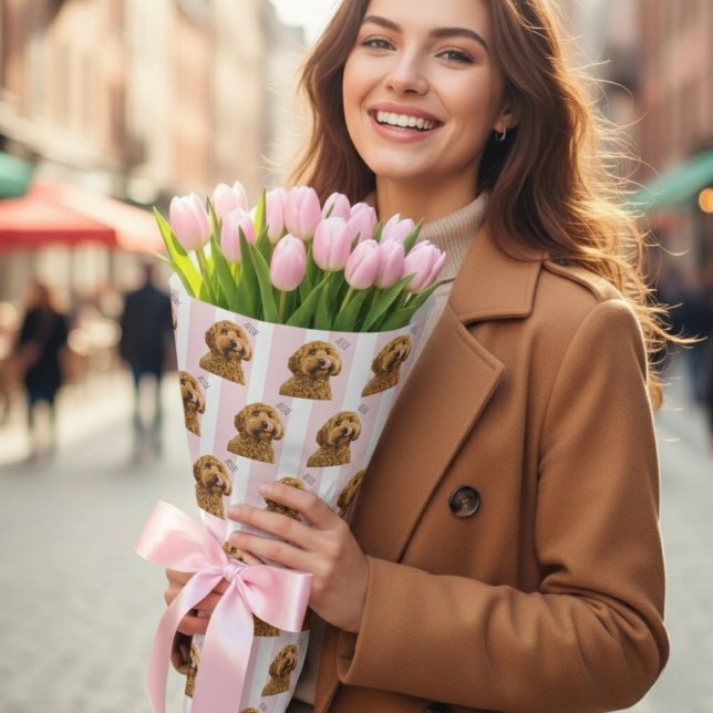 Personalized Dog Photo Custom Pet Wrapping Paper (Creator Uploaded)