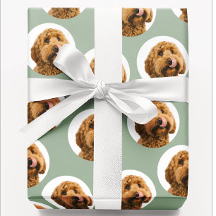 Personalized Dog Photo Wrapping Paper