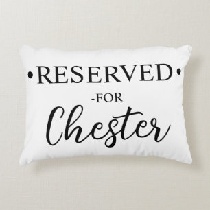 Personalized Dog Pillow Case: Reserved For, Custom