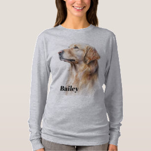 Personalized Dog Portrait Shirt – Custom Pet Name