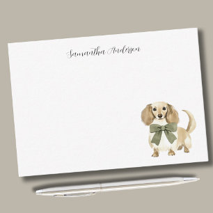 Personalized Dog Watercolor  Card