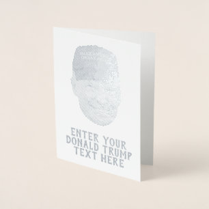 PERSONALIZED DONALD TRUMP MAGA FOIL CARD