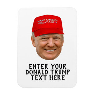 PERSONALIZED DONALD TRUMP MAGA MAGNET