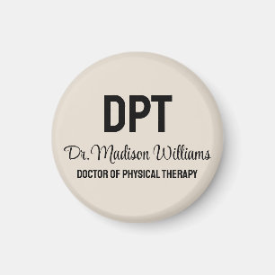 Personalized DPT Doctor of Physical Therapy Gift Magnet