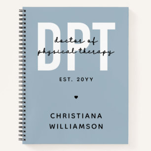 Personalized DPT Doctor of Physical Therapy Notebook