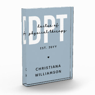 Personalized DPT Doctor of Physical Therapy Photo Block