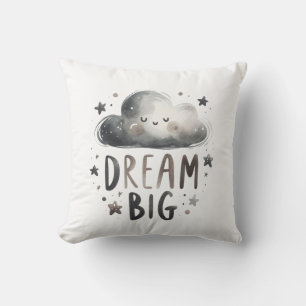 Personalized Dream Big - Custom Name & Birth Stats Cushion