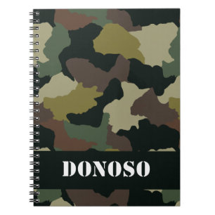 Personalized Earth Tone Camo Journal