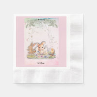 Personalized Easter Brunch  Paper Napkins