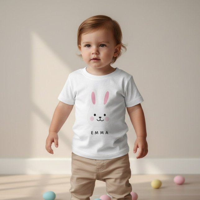 Personalized Easter Bunny  | Custom Name Baby T-Shirt (Creator Uploaded)