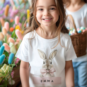 Personalized Easter Bunny Custom Name Baby T-Shirt