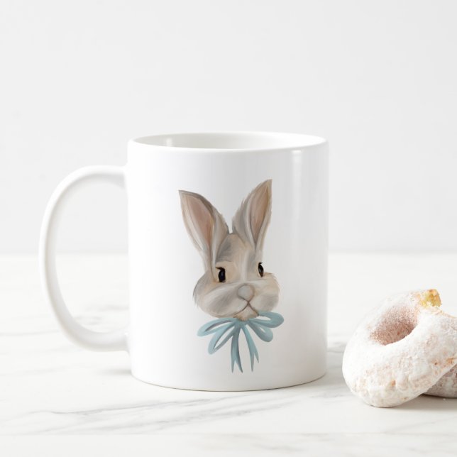 Personalized Easter Bunny Mug (With Donut)
