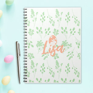 Personalized Easter Bunny Notebook