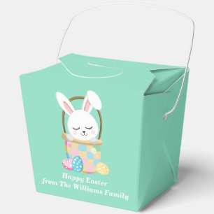Personalized Easter Party Pastel Green Fortune Favour Box