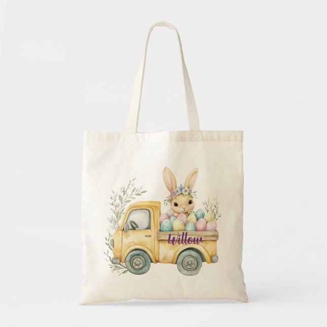 Personalized Easter Tote for Kids Bag (Front)