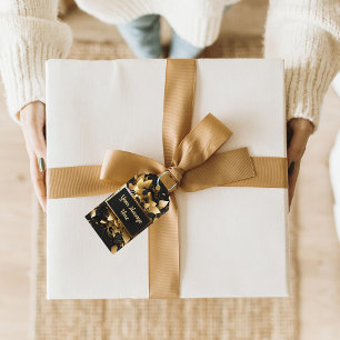 Personalized Elegant Gold Gift Tags