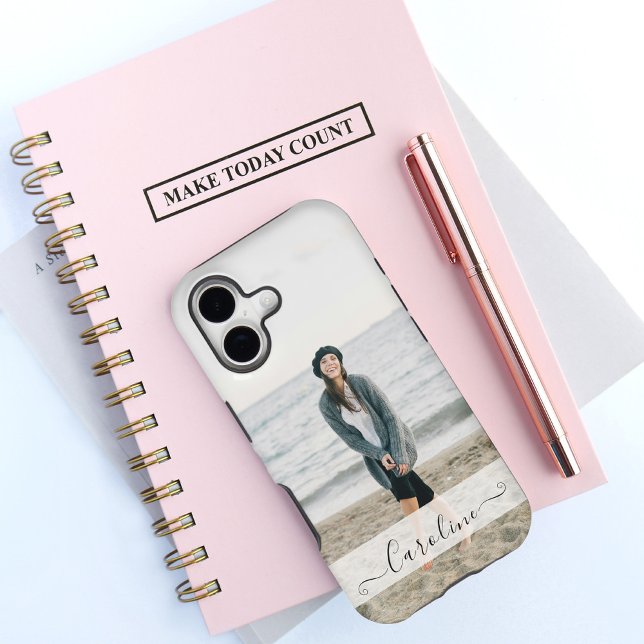 Personalized Elegant Modern Photo and Name (Creator Uploaded)