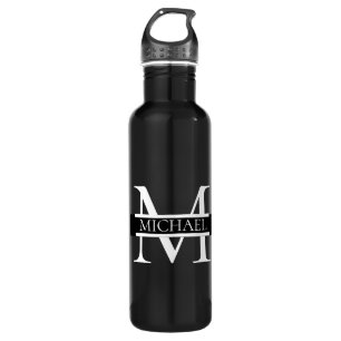 Personalized Elegant Monogram and Name 710 Ml Water Bottle