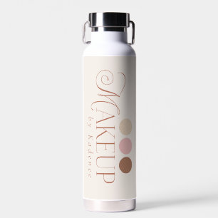 Personalized Elegant Readymade Logo Makeup Artist Water Bottle