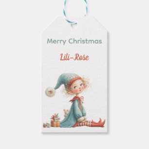 Personalized Elf Gift Tags North Pole Christmas