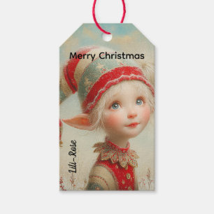 Personalized Elf Gift Tags   North Pole Christmas 