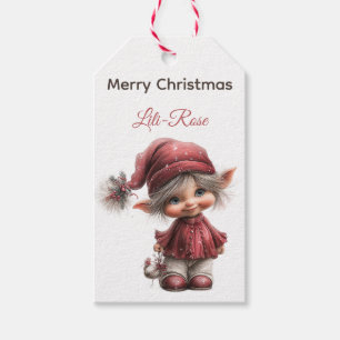 Personalized Elf Gift Tags North Pole Christmas