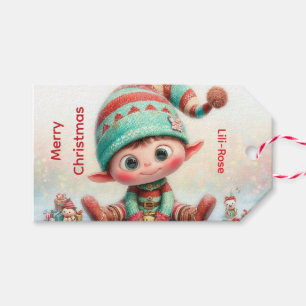 Personalized Elf Gift Tags   North Pole Christmas 