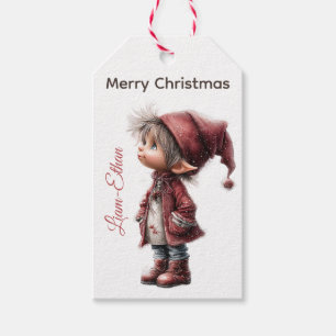 Personalized Elf Gift Tags   North Pole Christmas 