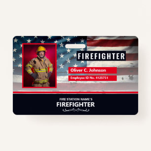 Personalized Employee ID Card - Photo, Barcode, ID Badge