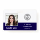 Personalized Employee Photo ID Company Security
